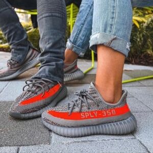 YEEZY x ADIDAS Boost 350 V2 Beluga Reflective Sneakers Gym Running Womens 7.5